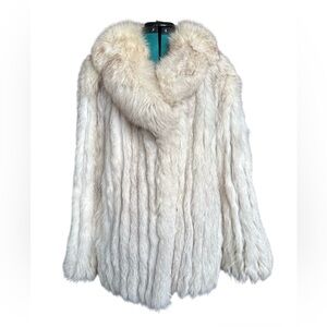 Saga Furs Cream Fur Coat